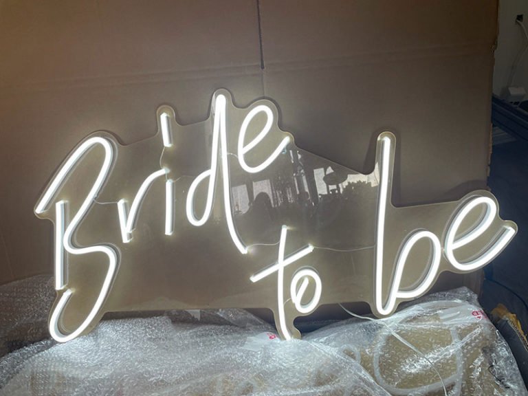 LED Neon Sign ‘Bride to Be’ | Event Decor Supply